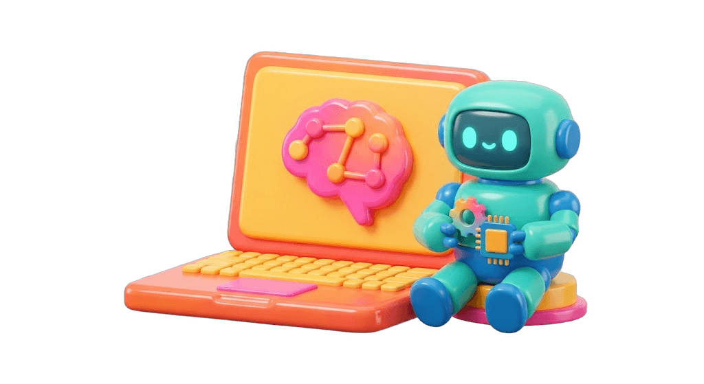 AI brain illustration representing AI professionals monetizing online courses on StageTown